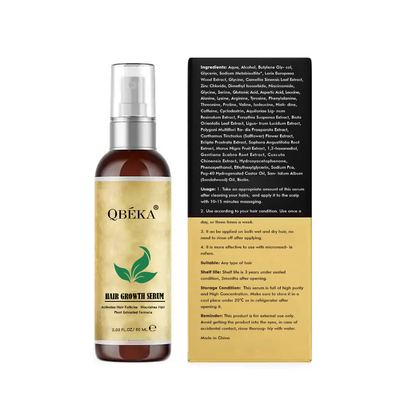 60 ml saf doğal vejetaryen saç büyütme serumu sağlıklı ve güçlü saçların büyümesine yardımcı olur.