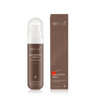 Unisex 80ml QBEKA Polygonum Multiflorum Saç Büyüme Sıvısı 15 Gündüzlük Follikül Aktivasyonu için