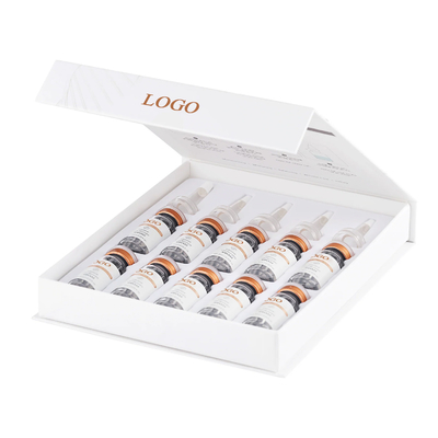 Profesyonel Mikroneedle Serum Mezoterapi için özel etiket Ampul Kütesi 10ml x 10pcs