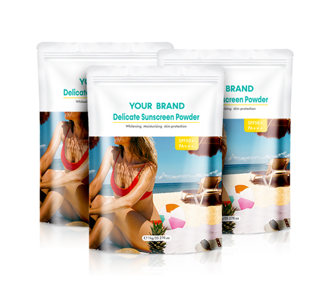 Toz Güneş Koruyucu SPF Kuru Güneş Koruyucu Mineral Toz UVA Ve UVB Kötülük Yoksun SPF