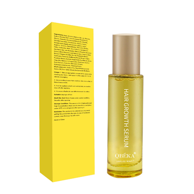 Özel Etiket 60ml Kafa Saçları Büyüme Serumu Saç dökülmesine karşı yardımcı Saç dökülmesi