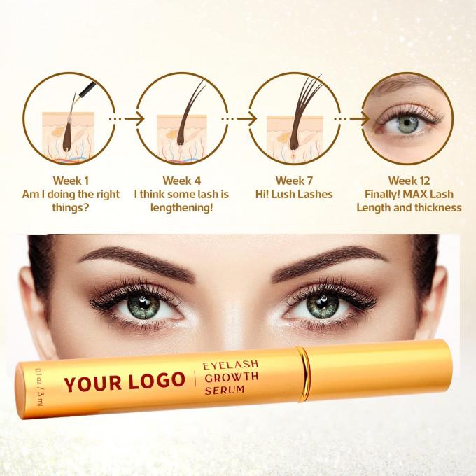 Özelleştirme Tüm Doğal Kirpik Büyüme Serumu Güvenli Kirpik Serumu 5ML Hızlı Etki Büyük Vagen Fabrika Tedarik 4
