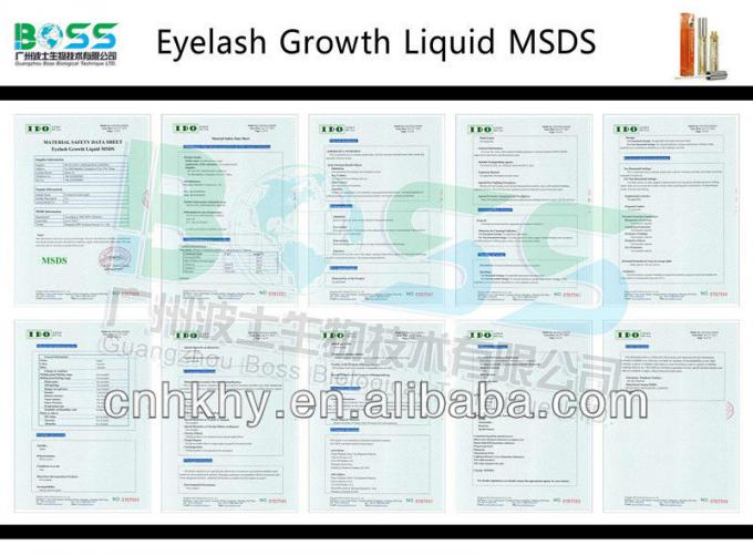 Tek renkli Lash Büyüme Artırıcı Serum Mutlu Paris Şeffaf Organik Vegan Formülü 4