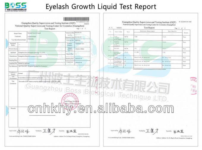 Tek renkli Lash Büyüme Artırıcı Serum Mutlu Paris Şeffaf Organik Vegan Formülü 6