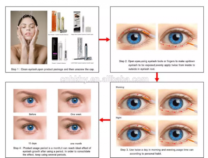 Hızlı Fiyatlı EPM Blend Vegan Renew Transaprent Eyelash Growth Liquid QBEKA 7
