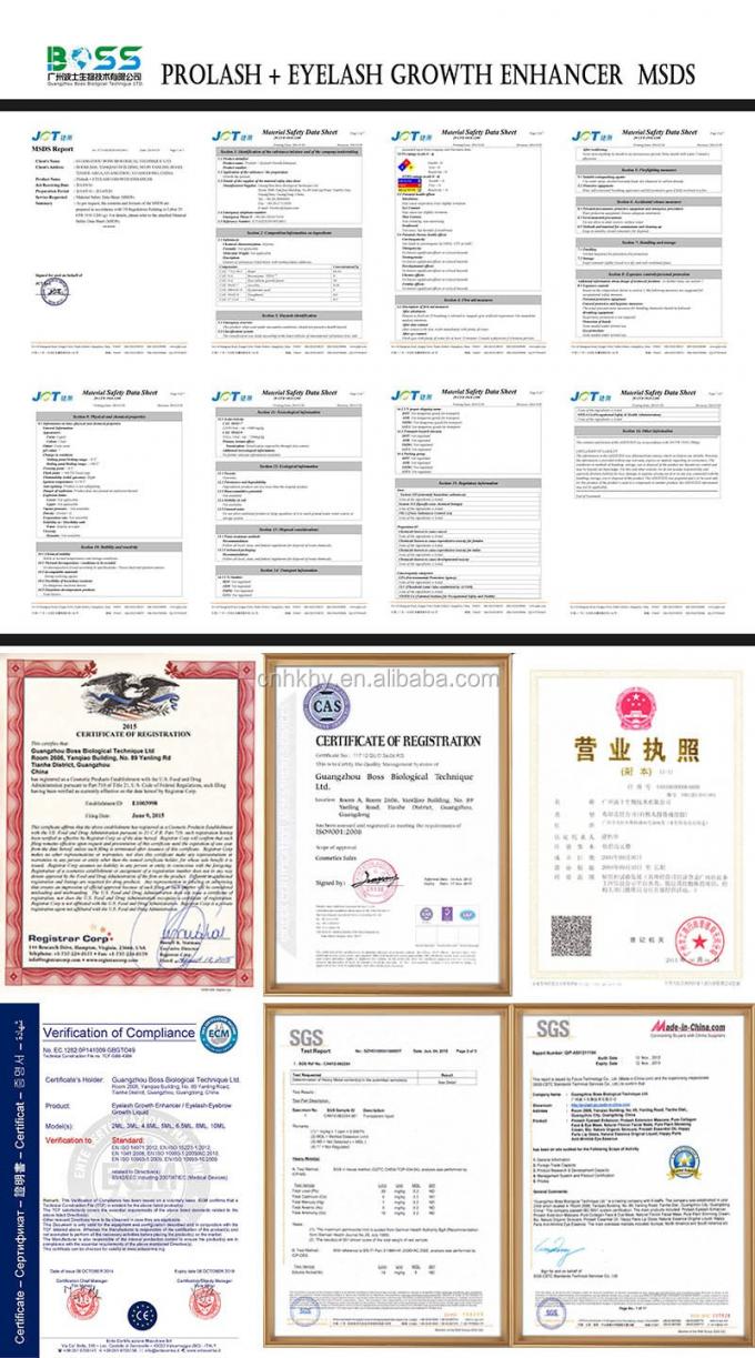 Prolash kirpik büyüme serumu % 100 doğal malzeme onaylı güçlendirici sıvı kaynağı 4