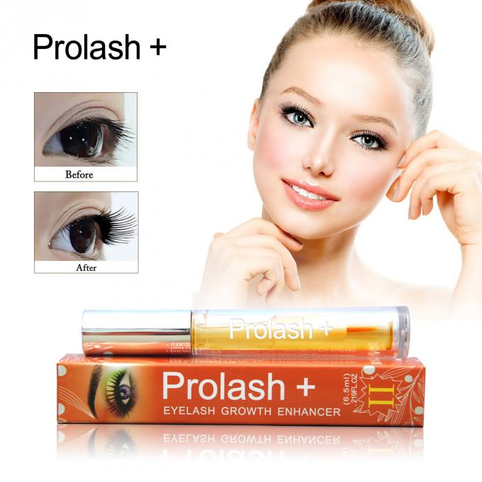 Günlük makyaj Prolash 6.5ml Göz kirpikleri / kaş büyütücü daha dolu kirpikler için 6