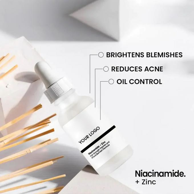 Niacinamide Zenk Yağı ile Sebum Aktivitesine Vedalaşın Akne Kontrolü Parlaklatıcı Serum 1