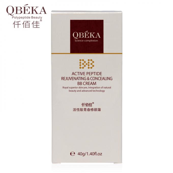 QBEKA Aktif Peptid Gençleştirici ve Gizleyici Yetişkinler İçin BB Kremi Cildin UV Onarımını Engelle 4