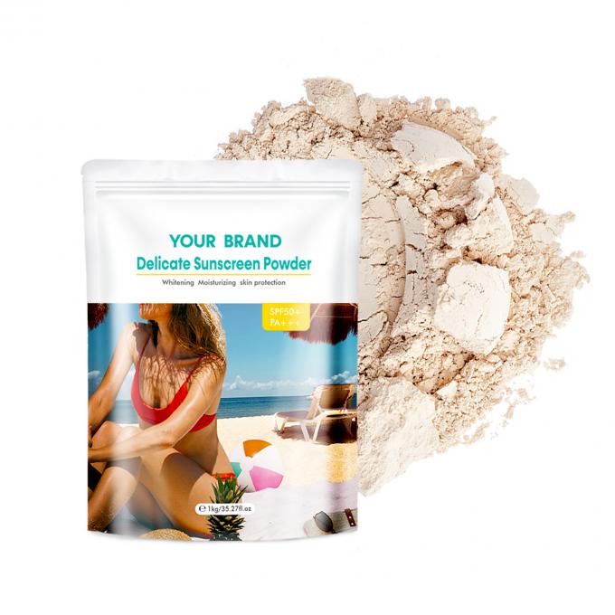 Toz Güneş Koruyucu SPF Kuru Güneş Koruyucu Mineral Toz UVA Ve UVB Kötülük Yoksun SPF 0