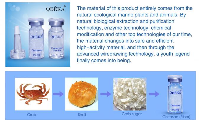 Sihirli Chitosan Polypeptide İpek Deri Bakım C Vitamini Koenzim Mükemmel Gençlik Serumu 100000pcs 3