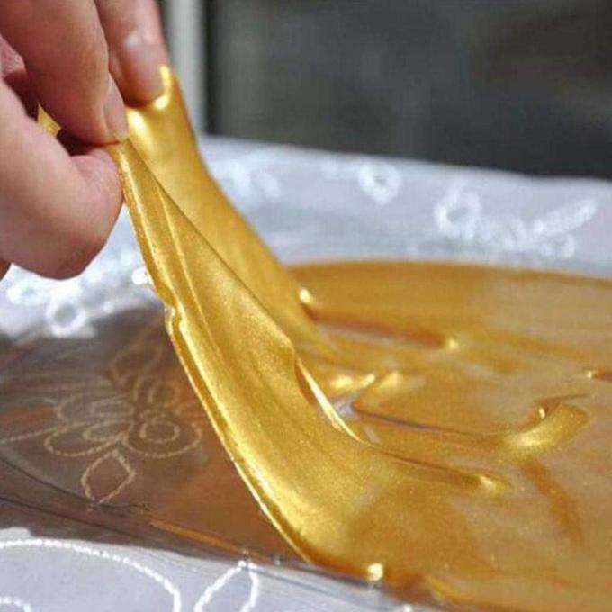 Ev için organik 24K altın yüz maskesi rahatlatıcı jel özelleştirilebilir kolajen kristal güzellik 6