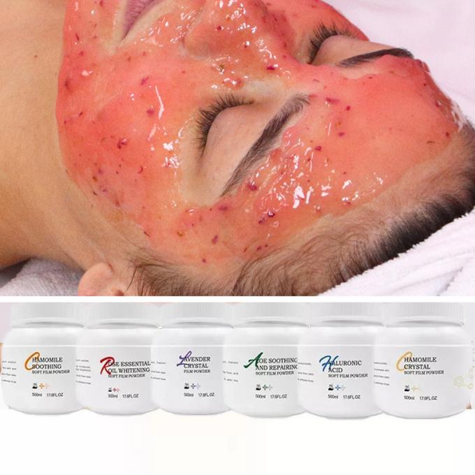 Ev Peel-Off Lavanda Jelly Mask Yüz Spa Anti Yaşlanma Hidratasyon Tozu Maskesi Özel 0