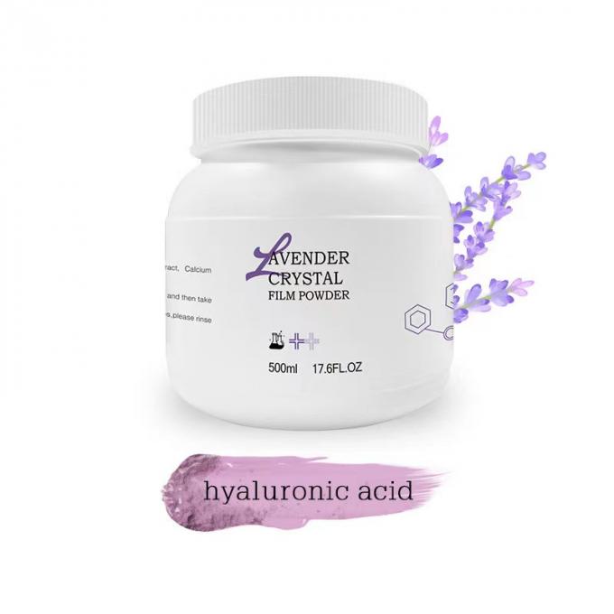 Ev Peel-Off Lavanda Jelly Mask Yüz Spa Anti Yaşlanma Hidratasyon Tozu Maskesi Özel 6