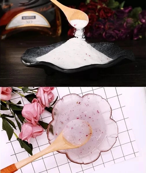 Özel Deri Bakım Güzellik Gül Jelly Mask Yüz ve Vücut Spa için Nemlendirici Toz 2