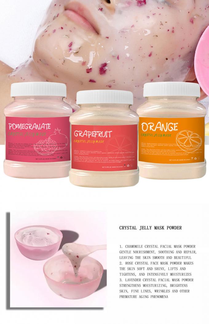 Yüz Bakımı için 650g Toplam Organik Meyve Maske Tozu DIY Kristal Jelly Maske Ürünü 4