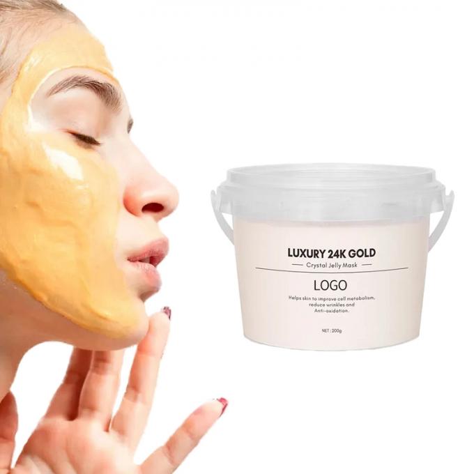 Yüz Bakımı Çamur Maske Kırılmalı Jelly Mask Tozu 200g Cümle Ana Malzeme Kolajen 0