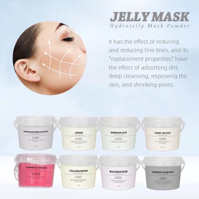 Yüz Bakımı Çamur Maske Kırılmalı Jelly Mask Tozu 200g Cümle Ana Malzeme Kolajen 2