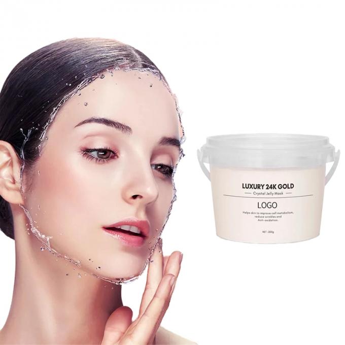 Yüz Bakımı Çamur Maske Kırılmalı Jelly Mask Tozu 200g Cümle Ana Malzeme Kolajen 1