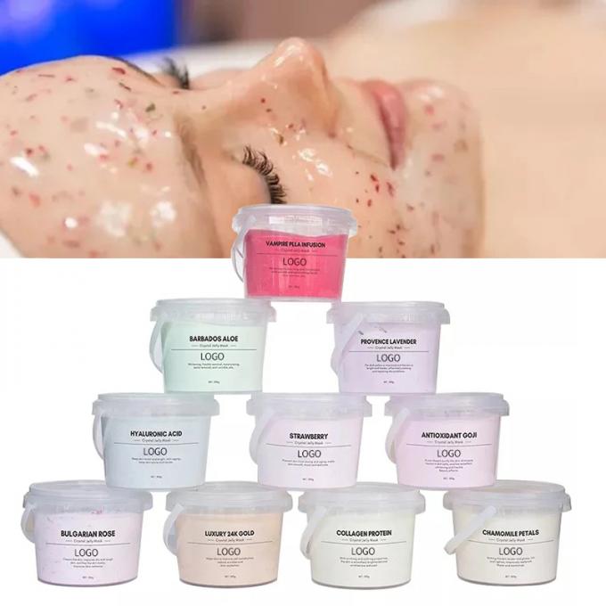 Yüz Bakımı Çamur Maske Kırılmalı Jelly Mask Tozu 200g Cümle Ana Malzeme Kolajen 3
