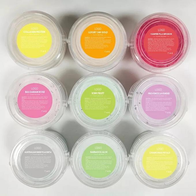 Yüz Bakımı Çamur Maske Kırılmalı Jelly Mask Tozu 200g Cümle Ana Malzeme Kolajen 7