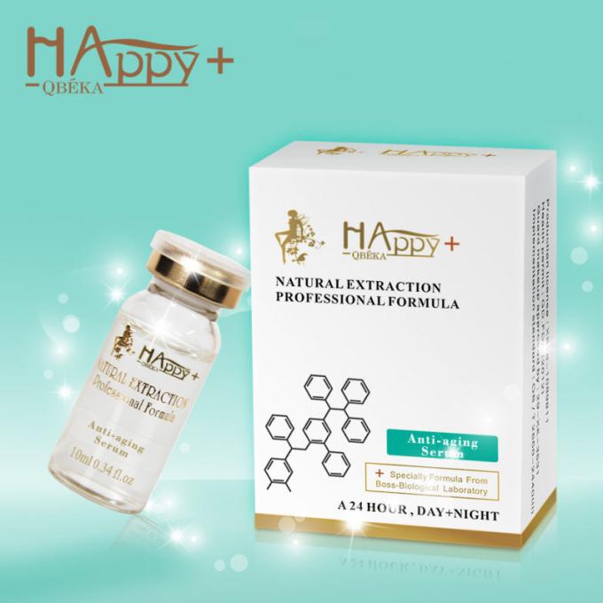 HAPPY QBEKA'nın gücünü deneyin. Beyazlatıcı, kırışıklık önleyici, cildinizi canlandıran serum. 3