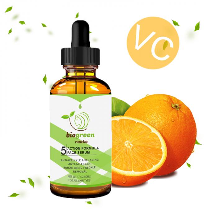 Normal Boyutlu Organik C Vitamini Temizleyici Beyazlatıcı Freckles Anti Ampuller miktarı 1000 5