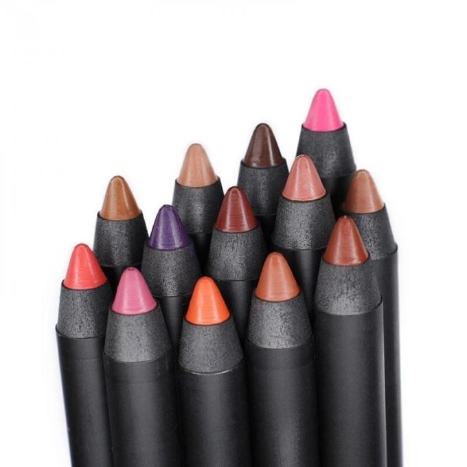 Kimyasal Çok Fonksiyonlu Eyeliner Çeşitli Renkli Dudak Doldurucu ve Kaş Kalemi 3