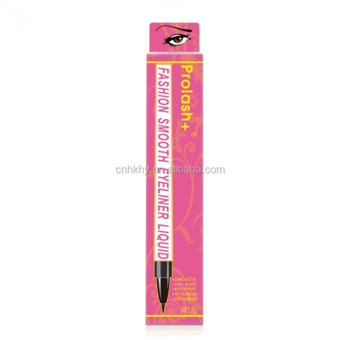 Karbon Siyah Eyeliner Kalem Su Aktif Özel Etiket Eyeliner Gül Altın Renkli 3