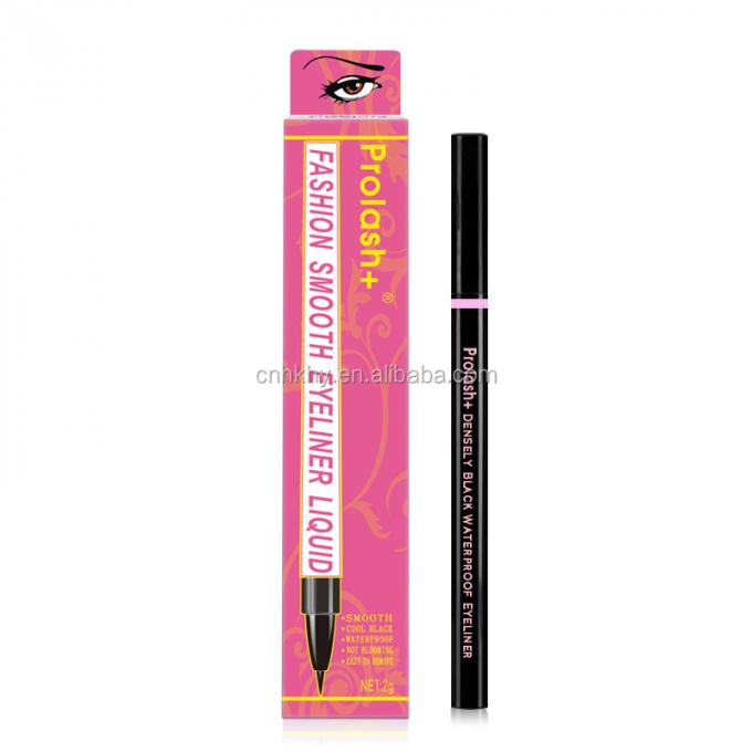 Karbon Siyah Eyeliner Kalem Su Aktif Özel Etiket Eyeliner Gül Altın Renkli 1