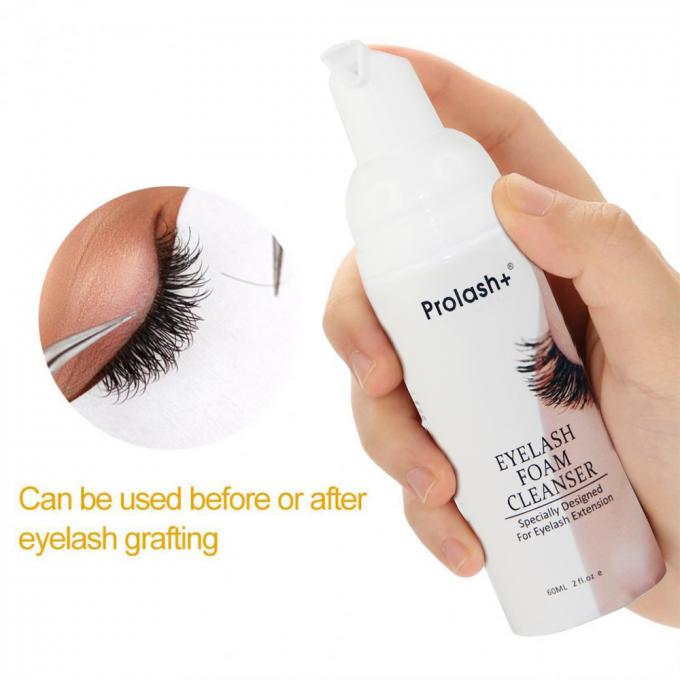Özel Etiket Logo Lash Wash Temizlik Kirpik Şampuan Ürün Yüz için Sıvı Şekil 0