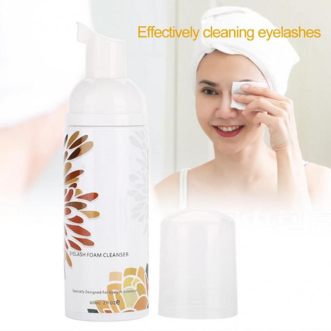 Özel Etiket Logo Lash Wash Temizlik Kirpik Şampuan Ürün Yüz için Sıvı Şekil 4