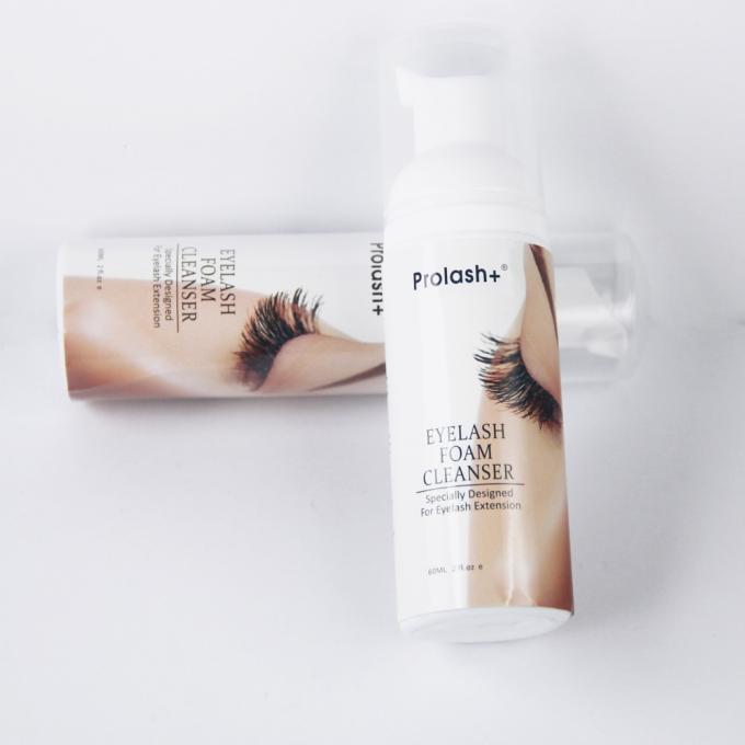 Özel Etiket Logo Lash Wash Temizlik Kirpik Şampuan Ürün Yüz için Sıvı Şekil 8