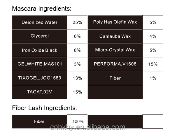 Prolash Mascara Fiber Lash Extender Yarım Kalıcı Su geçirmez Siyah Kirpik Uzantısı 1