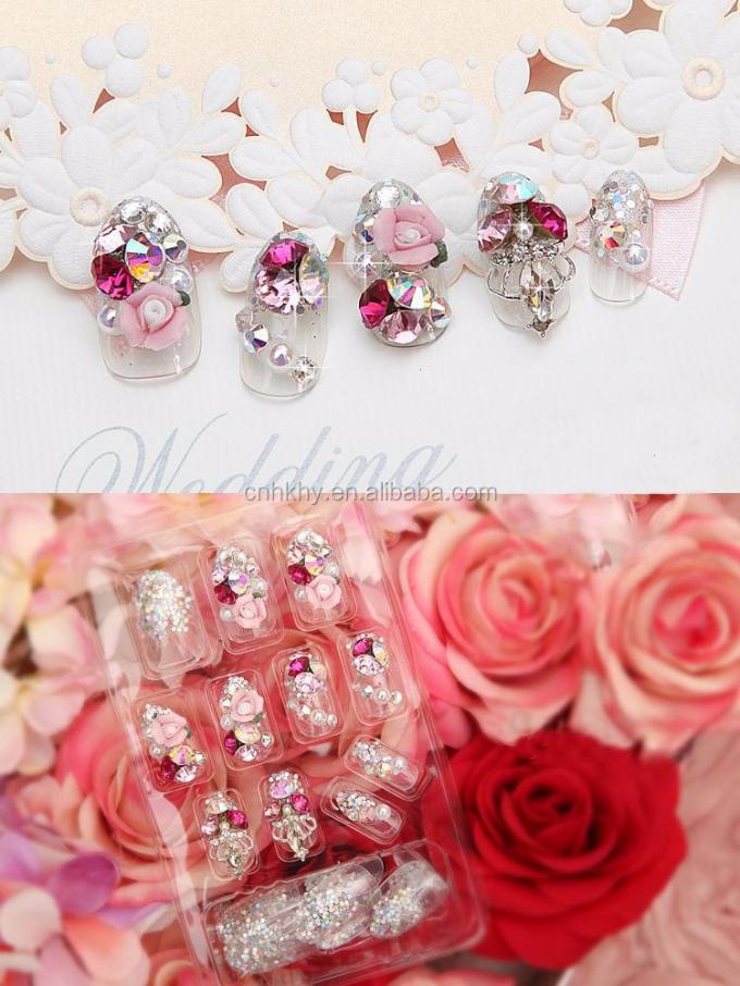Tırnak Rhinestones L01 Düz Arka Telefon Dekorasyonu Manikür Aracı için 3D Parlak Taşlar 45g 0