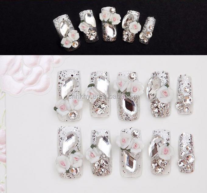 Tırnak Rhinestones L01 Düz Arka Telefon Dekorasyonu Manikür Aracı için 3D Parlak Taşlar 45g 10