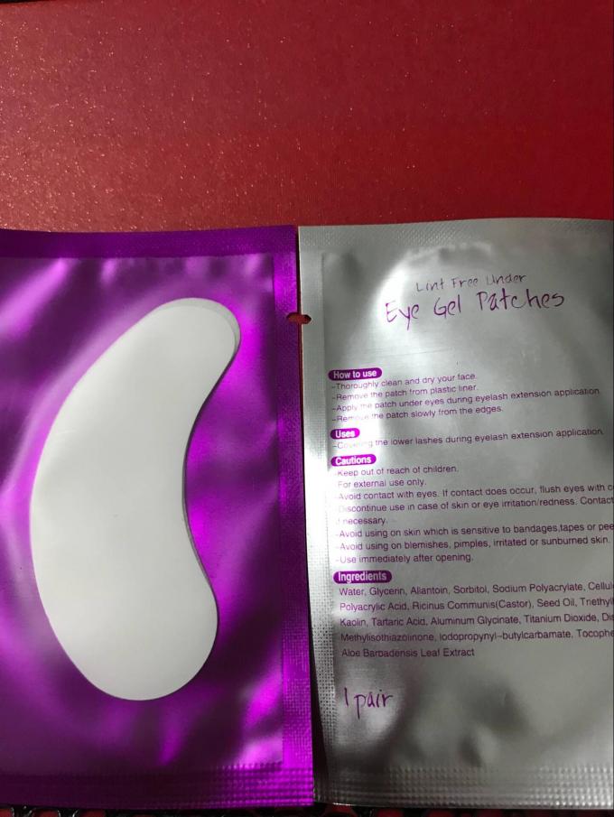 Lash Extension SH-1 Pearl Patch Eye Pad, eyelash glue pamuk filminin patch testini yapar. 0